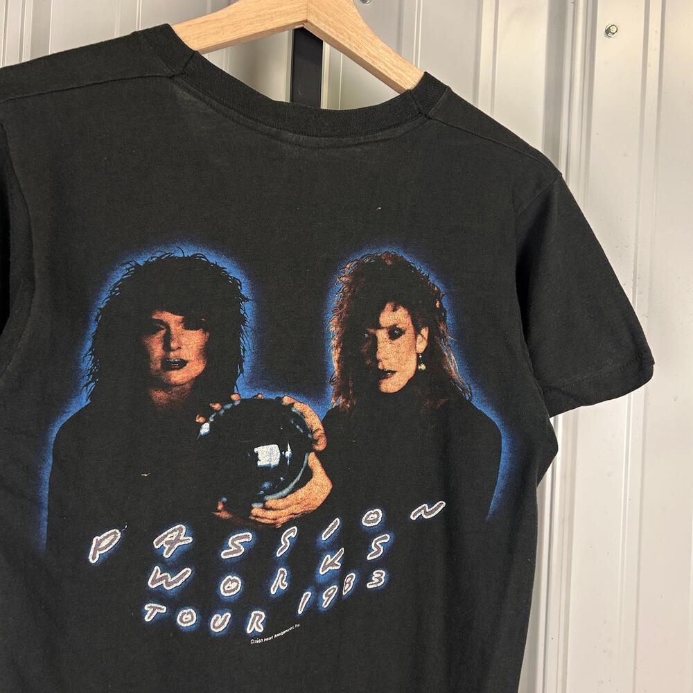 HEART Rare 1983 Passion Works Tour Vintage Small Tee - Picture 5 of 6